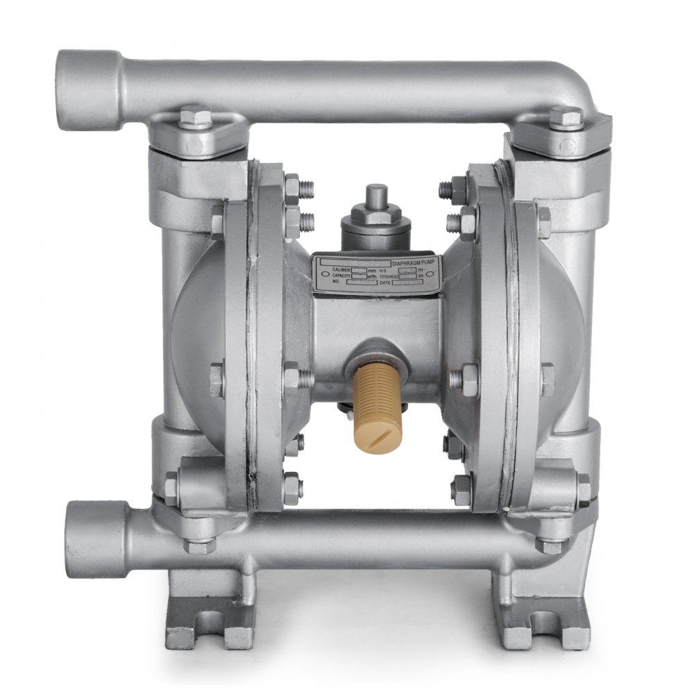 Air Driven Pneumatic Diaphragm Pump Aluminium Diesel Oils Petrol Methanol 45LPM