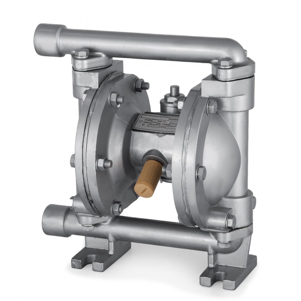 Air Driven Pneumatic Diaphragm Pump Aluminium Diesel Oils Petrol Methanol 45LPM
