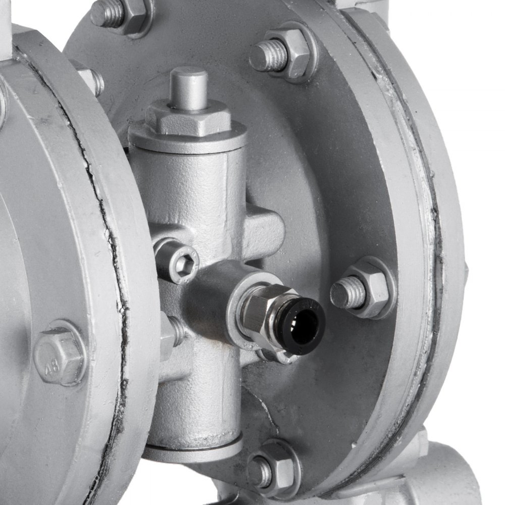 Air Driven Pneumatic Diaphragm Pump Aluminium Diesel Oils Petrol Methanol 45LPM