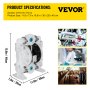 VEVOR – pompe pneumatique à Double membrane, produit chimique industriel, entrée et sortie de 1 pouce