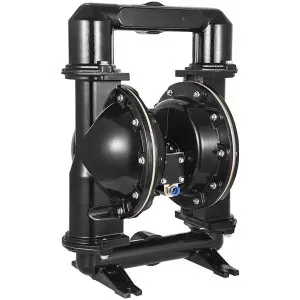 VEVOR Air-Operated Double Diaphragm Pump, 2 inch Inlet & Outlet, Aluminum Alloy Body, 75 GPM & Max 120PSI, Nitrile Diaphragm Transfer Pump for Petroleum, Diesel, Oil and Low Viscosity Fluids | VEVOR US