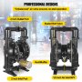VEVOR Air-Operated Double Diaphragm Pump, 2 inch Inlet & Outlet, Aluminum Alloy Body, 75 GPM & Max 120PSI, Nitrile Diaphragm Transfer Pump for Petroleum, Diesel, Oil and Low Viscosity Fluids