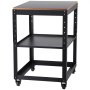 VEVOR Planer Stand, 100 lbs/ 45 kg heavy loads, Three-Gear Height Adjustable thickness planer table,with 4 Stable Casters & Storage Space, for most planers, saws, bench-top machines, power tools