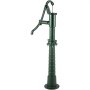 VEVOR hand water pump with long handle and green cast iron construction.