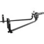 VEVOR Weight Distribution Hitch, 1,000 lbs Weight Distributing Hitches Kit with Sway Control for Trailer, 2-In Solid Steel Shank, 2-5/16 in Alloy Steel Ball, Powder Coated Load Leveling Hitch, Black