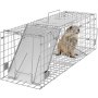 VEVOR Live Animal Cage Trap, 24" x 8" x 8" Humane Cat Trap Γαλβανισμένο Σίδερο, Πτυσσόμενη Παγίδα Ζώων με Λαβή για κουνέλια, αδέσποτες γάτες, σκίουρους, ρακούν, αγριόχοιρους και οπόσουμ