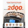 VEVOR Upgraded Coin Counter & Sorter, Coin Sorter and Wrapper Machine with Intuitive Display, Change Counter for USD Coins 1￠ 5￠ 10￠ 25￠ $1, Sorts up to 300 Coins/Min, with 5 Coin Tubes and 5 Trays
