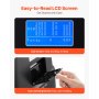 VEVOR Upgraded Coin Counter & Sorter, Coin Sorter and Wrapper Machine with Intuitive Display, Change Counter for USD Coins 1￠ 5￠ 10￠ 25￠ $1, Sorts up to 300 Coins/Min, with 5 Coin Tubes and 5 Trays