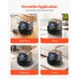 VEVOR Upgraded Coin Counter & Sorter, Coin Sorter and Wrapper Machine with Intuitive Display, Change Counter for USD Coins 1￠ 5￠ 10￠ 25￠ $1, Sorts up to 300 Coins/Min, with 5 Coin Tubes and 5 Trays