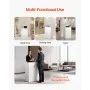 VEVOR Reception Desk, 60 cm Rectangular Front Counter Table, Modern Office Reception Desk with Drawer, Small Minimalist Retail Counter Table for Checkout, Lobby, Beauty Salon and Office, White