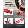 VEVOR Motorcycle Rear Wheel Stand, 850 LBS Load Capacity Heavy Duty Rear Wheel Stand with U + L Fork Swingarm Spool, Adjustabe Motorcycle Lift Jack Stand, for Suzuki Yamaha Honda Kawasaki, Red
