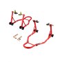 Motorcycle Front & Rear Stand Lift 850 lbs Spoolift Paddock Swingarm Arm Red