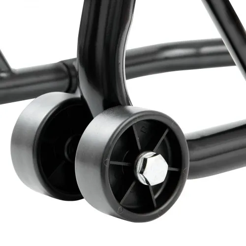 Motorfiets Voorwielblok Motorfietsstandaard 381-558,8 mm Verstelbaar, Motorfiets Wielblokstandaard Laadvermogen 816,5 kg, Geschikt voor 76,2-203,2 mm Bandbreedte Voor Paddock Stand | NL