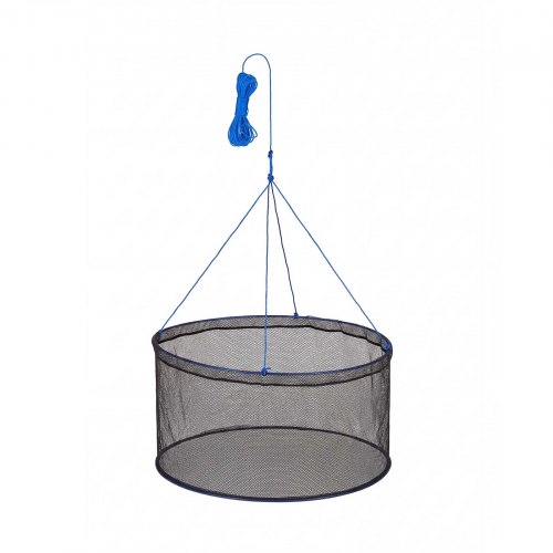 cruisre fish.net Blue Fish, Turtle & Multi Use Cage Net The crab pots for crabbing includes bait bag Decorative Fishing Net 5x10 ft,YuanDe
