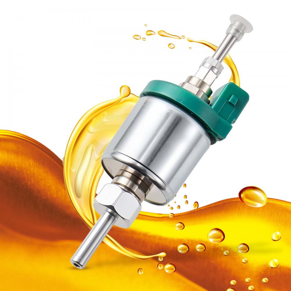VEVOR Diesel Heater Fuel Pump, 12V DC Car Air Heater Diesel Fuel Dosing Pump, 22ML Aluminum Air Diesels Parking Heaters Pumps Fits for 2KW 5KW 8KW Diesels Heaters, Quiet Design, Pulse Technology
