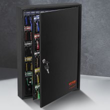 VEVOR 200-Key Cabinet Key Lock Box with Adjustable Racks & Colorful Key Tags