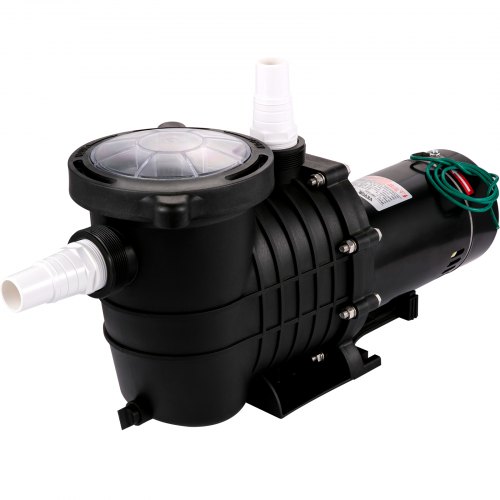 VEVOR Pool Pump 2.0HP 110V, Powerful Self-priming Pump 1500W 6657GPH, In/Above Ground Swimming Pool Pump, Single Speed Filter Pump w/ Strainer Basket, High Flow Pool Pump
