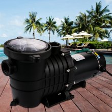 VEVOR Pompe de piscine 2,0 HP 110 V, puissante pompe auto-amorçante 1500 W 6657 GPH, pompe de piscine intérieure/hors sol, pompe de filtre à vitesse unique avec panier de crépine, pompe de piscine à haut débit