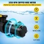 VEVOR Swimming Pool Pump, 1HP 110V 5220GPH Powerful Self-priming Up to 36ft Head Lift, for In/Above Ground Pool Water Circulation, with Strainer Basket and 2pcs NPT Connectors, Tested to UL Standards