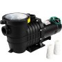 VEVOR Swimming Pool Pump, 1HP 110V 5544GPH Powerful Self-priming Up to 36ft Head Lift, for In/Above Ground Pool Water Circulation, with Strainer Basket and 2pcs NPT Connectors, Tested to UL Standards