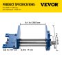 VEVOR Woodworking Vise, 7 Inch Woodworking Bench Vise Heavy-Duty Cast Iron Wood Working Vise, Quick Release Woodworker's Vise 8" Jaw Opening, Front Screw Vise for Woodworking, Cutting, and Drilling