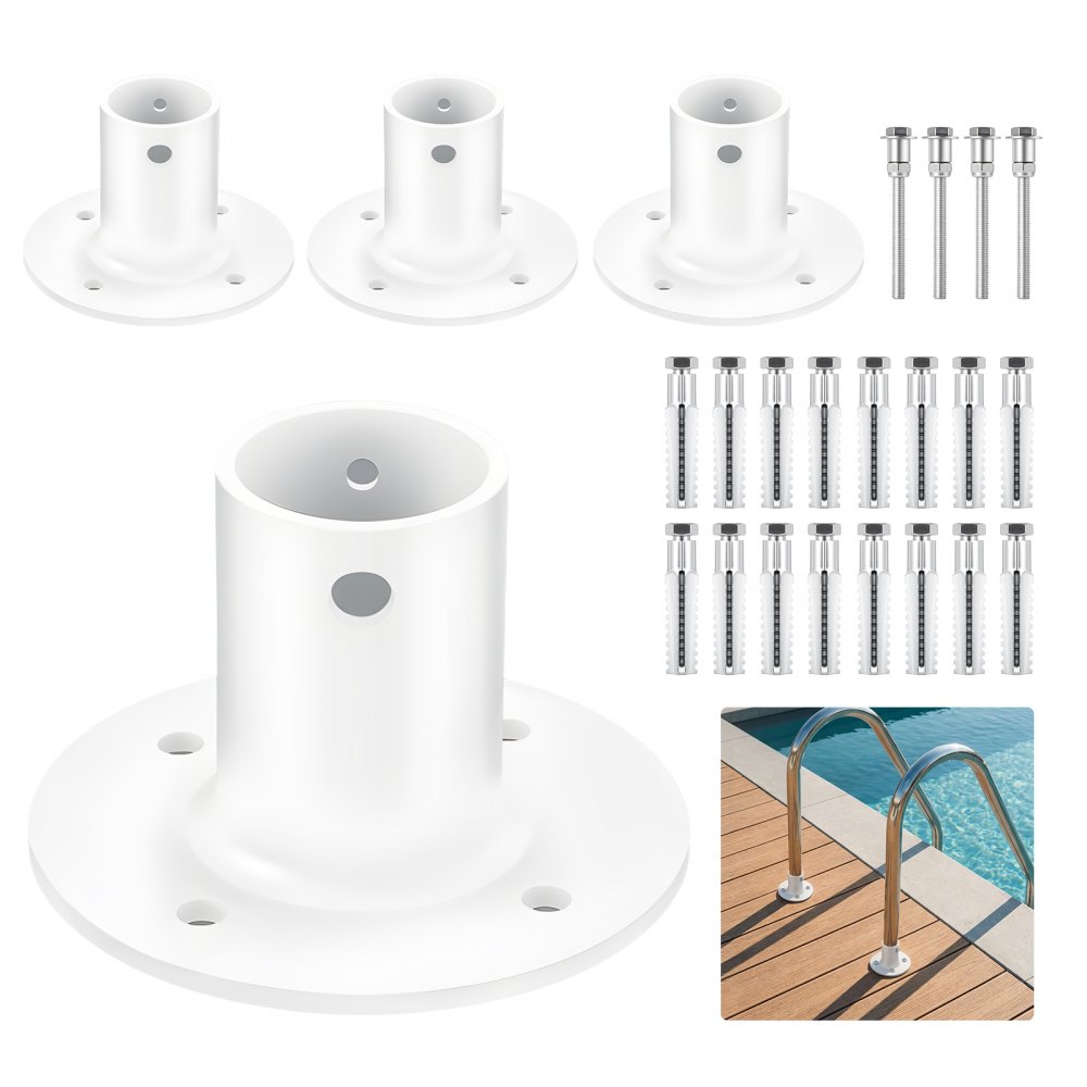 Pool ladder and handrail