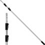 VEVOR Extension Pole, 15 ft Telescoping Pole, Multi-Purpose Telescopic Poles, Aluminum Extendable Handle, Paint Roller Extension Pole for Painting Window Cleaning High Ceiling Dusting Bulb Changing