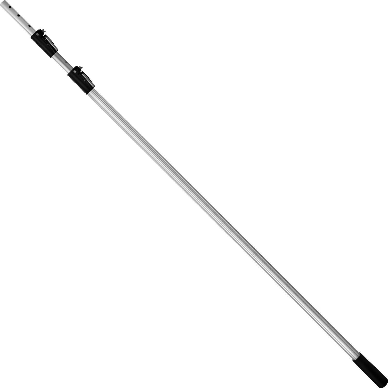 VEVOR Extension Pole, 15 ft Telescoping Pole, Multi-Purpose Telescopic Poles, Aluminum Extendable Handle, Paint Roller Extension Pole for Painting Window Cleaning High Ceiling Dusting Bulb Changing