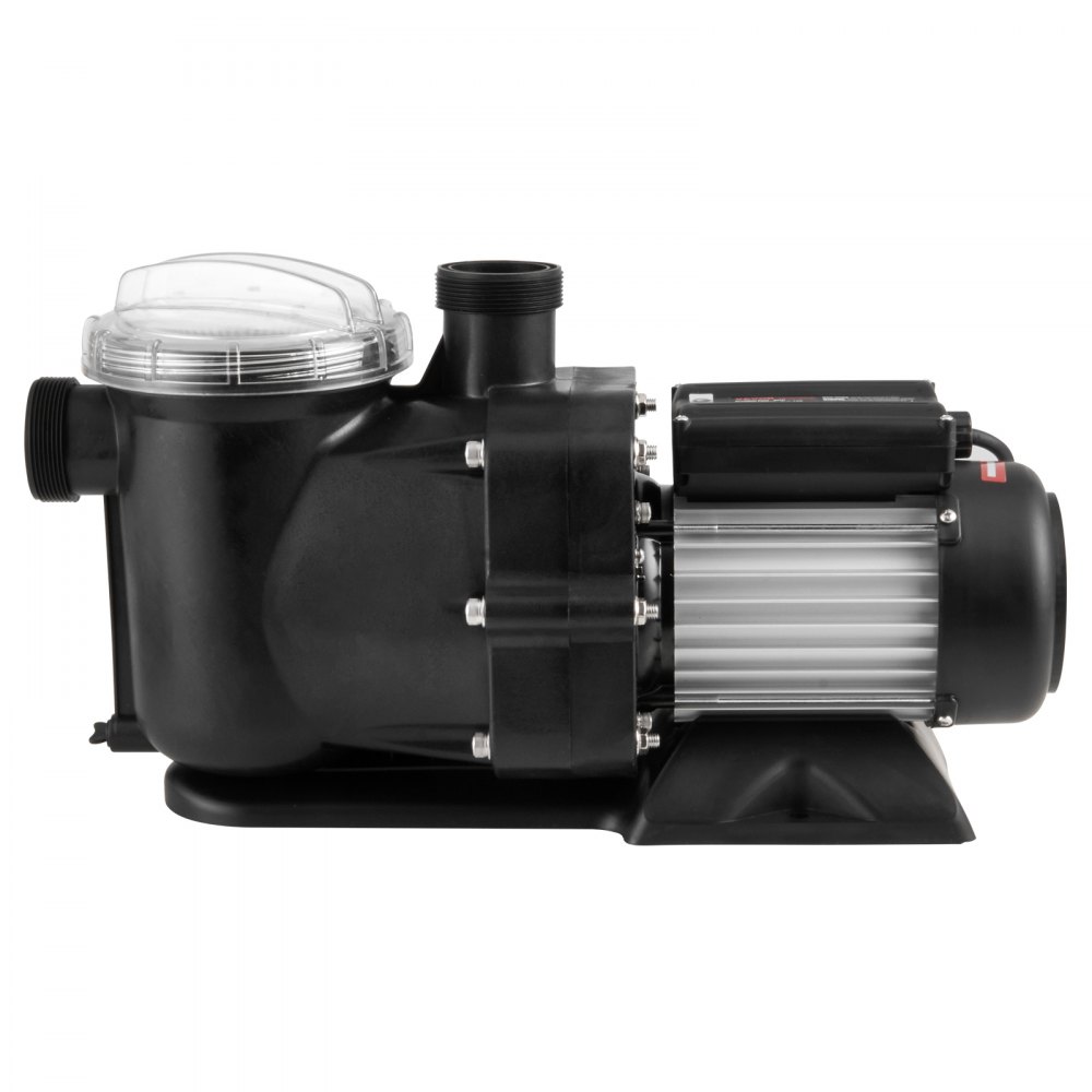 VEVOR Above Ground Pool Pump, 1491W(2 HP), 435 L/min(115 GPM) Max. Flow Single Speed Swimming Pool Pump, 220V 2850RPM 15M Max. Head Lift Pool Pump with Filter Basket, for Above Ground Pools Hot Tubs Spas, UL Certified