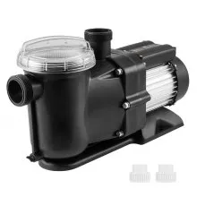 VEVOR Above Ground Swimming Pool Pump, 1500W/2.0HP, 115G PM Single Speed Swimming Pool Pump, Speed 2850RPM, Lift Head Pool Pump 15m Max. with Filter Basket, for Above Ground Swimming Pools, Spas