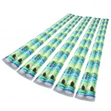 28 Gauge Reflective Double Chamber Water Bags Tubes for Pool Cover 5Packs 8ft