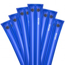 26 Gauge Double Chamber Water Bags for Winter Pool Cover 6 Packs 8 ft
