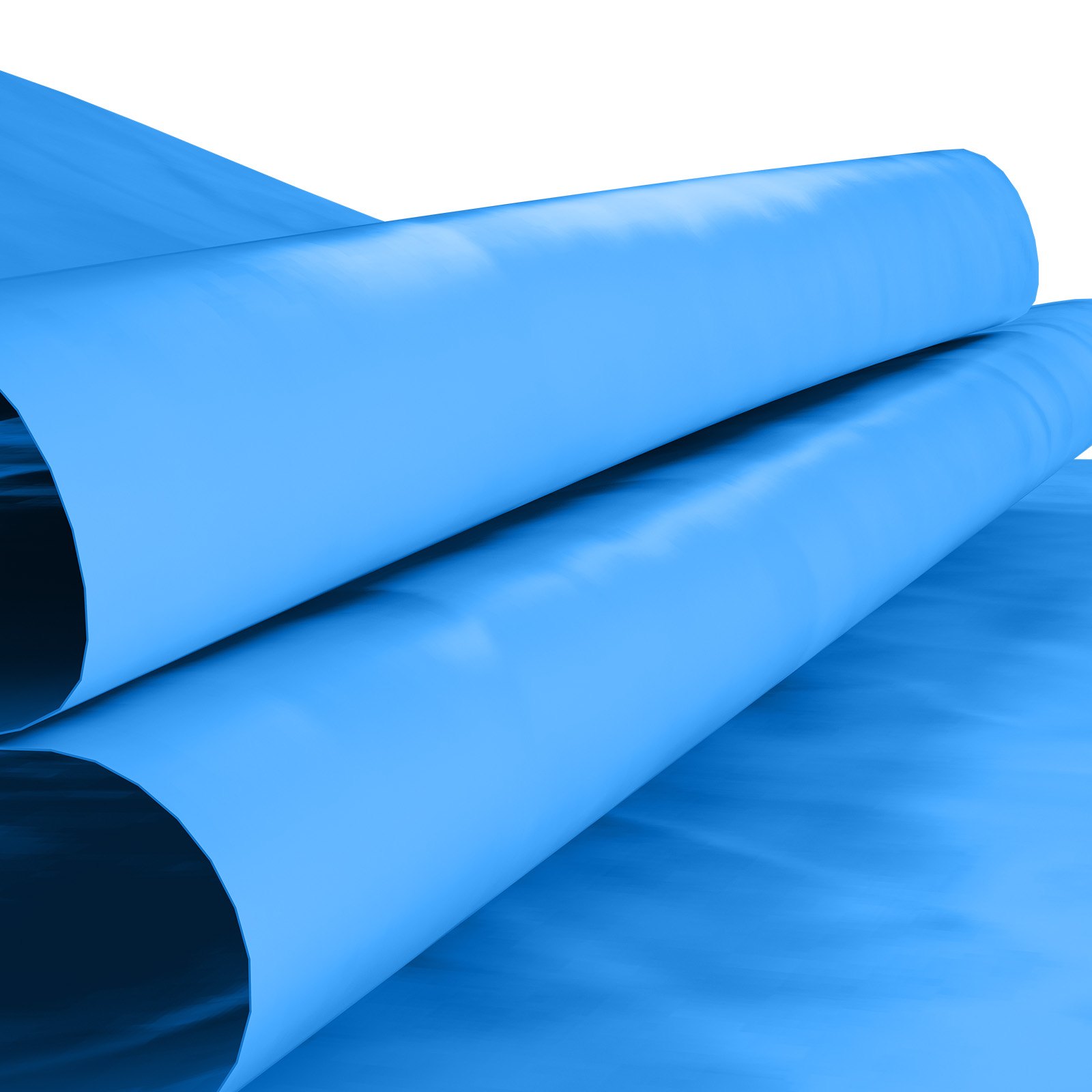 VEVOR 350.5 cm Pool Liner, Round Overlap Swimming Pool Liner for 90 cm Wall Height, Premium Vinyl, Easy Install with Leak-Proof Patches, Designed for Steel Sided Above-Ground,Outdoor, Blue
