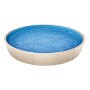 VEVOR Pool Liner, 15ft Round Pool Liner, Uinbead Style, Durable Vinyl Pool Liner, Standard Gauge, 47in Wall Height, Pool Liner Replacement for Steel Sided Above-Ground Swimming Pools, Solid Color