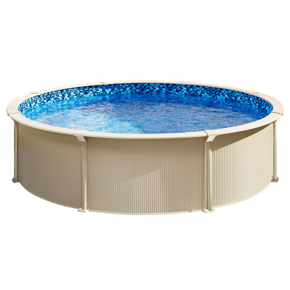 VEVOR 18-ft Round Above Ground Pool Liner, Overlap Pool Liners, Standard Gauge Vinyl, 48-to-54inch Wall Height, Designed for Steel Sided Above-Ground Swimming Pools