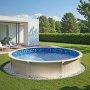 VEVOR 24-ft Round Above Ground Pool Liner, Unibead Pool Liners, Standard Gauge, 52inch Wall Height, Designed for Steel Sided Above-Ground Swimming Pools
