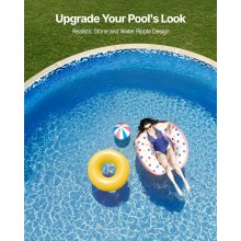 Round Pool Liner 30ft Overlap Style Pool Liner 54in Wall Height Durable