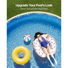 Round Pool Liner 8ft Overlap Style Pool Liner 54in Wall Height Durable