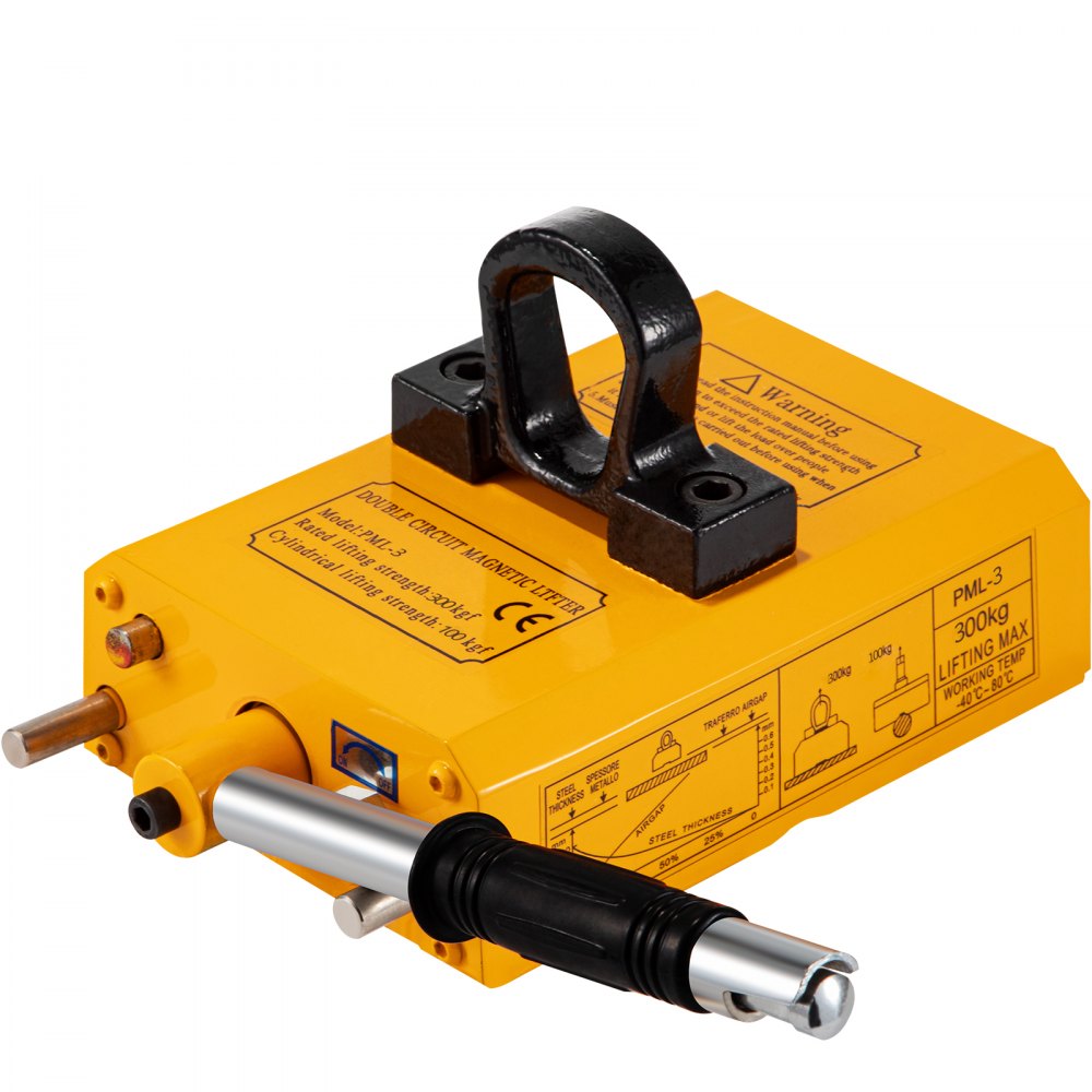 VEVOR Permanent Magnetic Lifter Lifting Magnet 300kg/660lbs Heavy Duty Neodymium