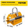 Vevor 400kg Permanent Magnetic Pipe Lifter 880lbs | No Electricity | Heavy Duty