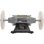 Pulidora de banco VEVOR de 8 pulgadas, motor de 350 W y 3/4 HP con 3600 RPM, pulidora de torno de sobremesa de alta resistencia para joyería, madera, plata, ámbar, metal y jade.