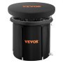 VEVOR Ice Bath Tub, 85 cm Long Cold Water Therapy Plunge Tub for Athletes, Portable Outdoor Ice Barrel Plunge Pool for Recovery, 398L Inflatable Folding Bathtub with Cover, Home Ice Pod for Adult