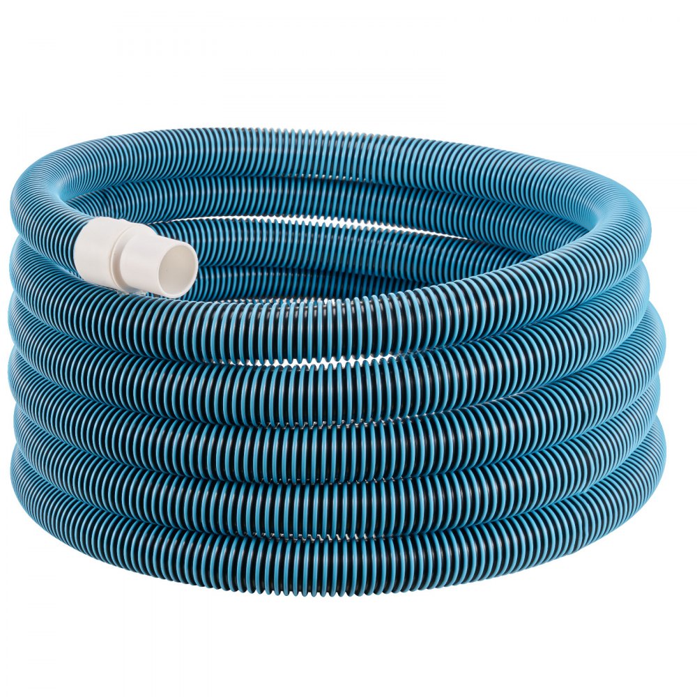 VEVOR Heavy Duty Swimming Pool Hose, 1-1/2-Inch x 30-Feet, Pool Vacuum Cleaning Hose, Compatible with Above Ground Pool In-Ground Pool Sand Filter Pump Pool Pump Pool Skimmer Various Cleaning Products