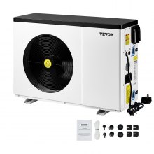 VEVOR Electric Pool Heat Pump 22250 BTU for Above and In Ground Pools Efficient