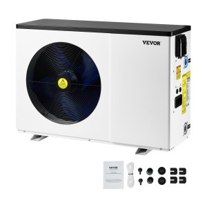 VEVOR Electric Pool Heat Pump, 35830 BTU, Pool Heaters for 6605-13209GAL Above and In Ground Pools, Low Noise, Heating and Cooling Highly Efficient & Energy-Saving Pool Water Heater AC208-230V 60Hz | VEVOR US