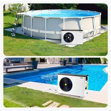 Electric Pool Heat Pump 35830 BTU for Above and In Ground Pools Efficient