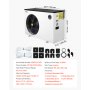VEVOR Pool Heat Pump Max 93390 BTU, Electric Pool Heater for Above & In-Ground Up to 22455 Gallons, All-DC Inverter Technology, WiFi & App Remote Control, Multiple Protection for Swimming Parties