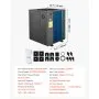 VEVOR Pool Heat Pump Max 88850 BTU, Electric Pool Heater for In-Ground Up to 22454 Gallons, All-DC Inverter Technology, WiFi & App Remote Control, Multiple Protection for Swimming Parties