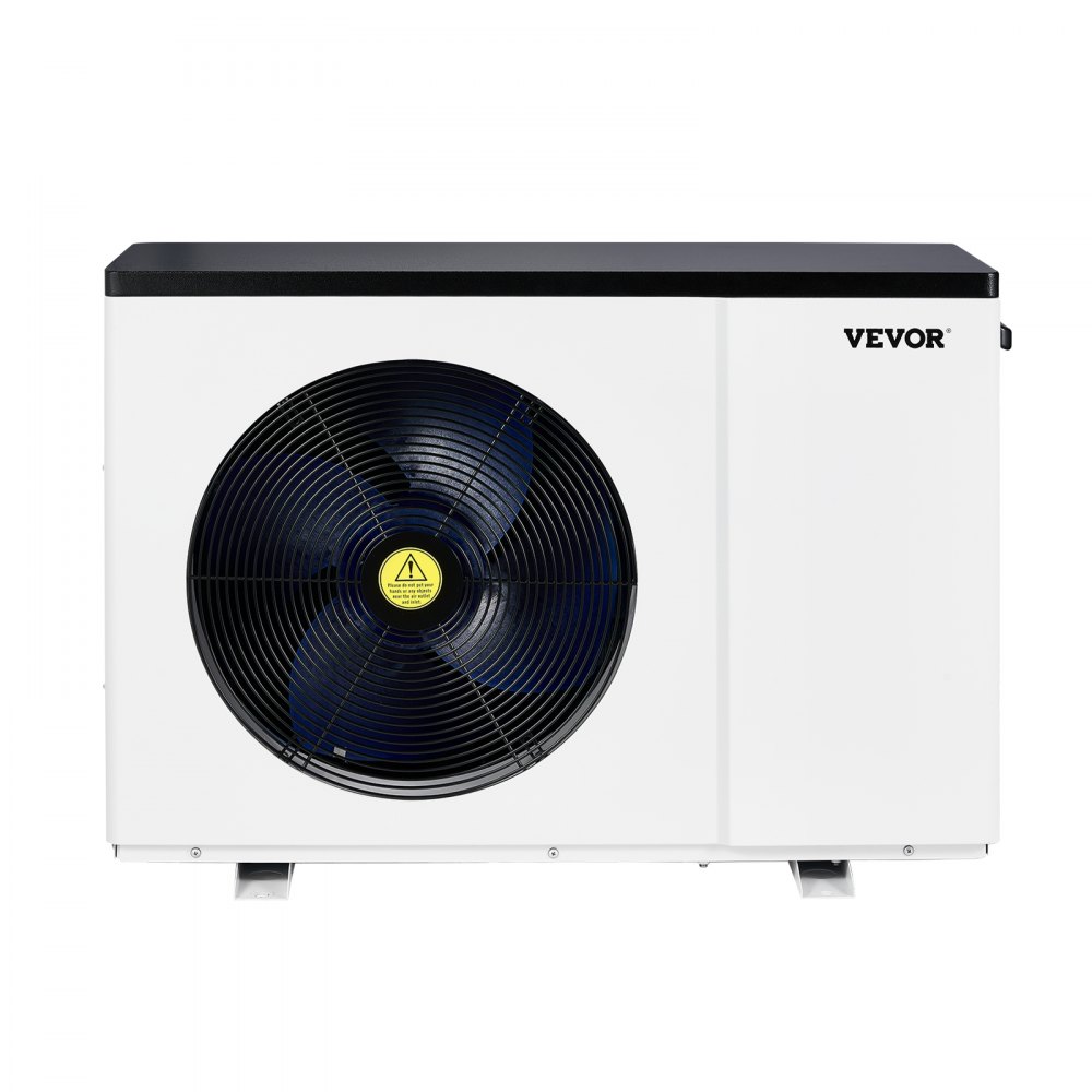 VEVOR Electric Pool Heat Pump, 2.51-11.38kW Heating Capacity, Energy-Saving Variable Frequency Pool Heaters for 25-50m³Above Ground Pools, Heating and Cooling Pool Water Heater AC220-240V 50Hz