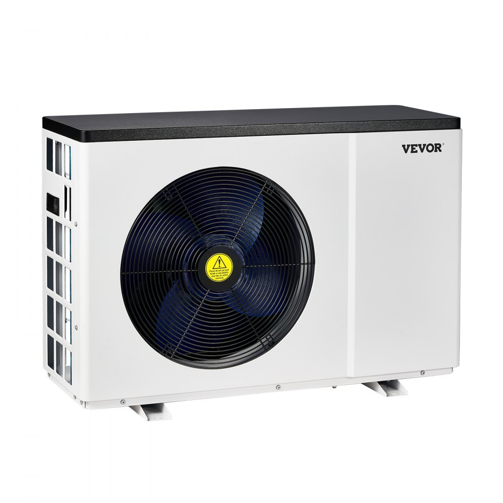 VEVOR Electric Pool Heat Pump, 2.51-11.38kW Heating Capacity, Energy-Saving Variable Frequency Pool Heaters for 25-50m³Above Ground Pools, Heating and Cooling Pool Water Heater AC220-240V 50Hz